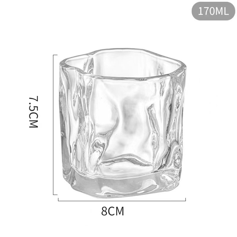 Top Seller 170ml 250ml Clear Drinkware Glassware Dinking Glasses Espresso Tumbler Iced Coffee Cups Tea Mug thick Glass Cup