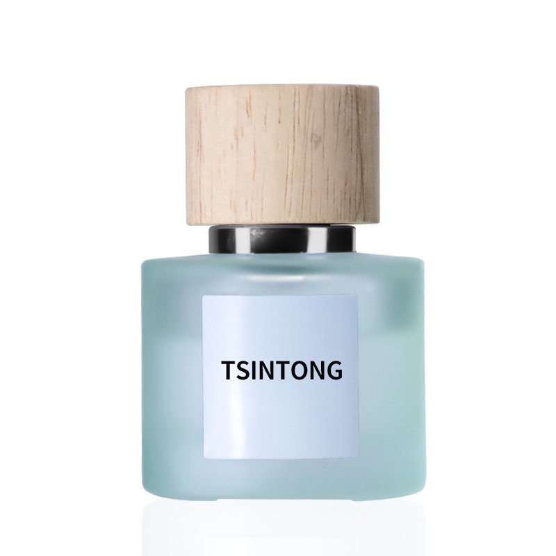 Custom Round Empty Clear Fragrance Glass Perfume Bottle 30ml 50ml 100ml Perfume Glass Spray Bottle
