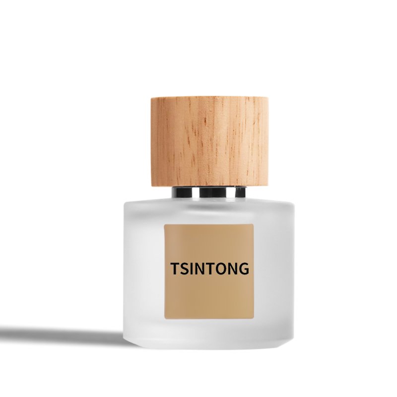 Custom Round Empty Clear Fragrance Glass Perfume Bottle 30ml 50ml 100ml Perfume Glass Spray Bottle