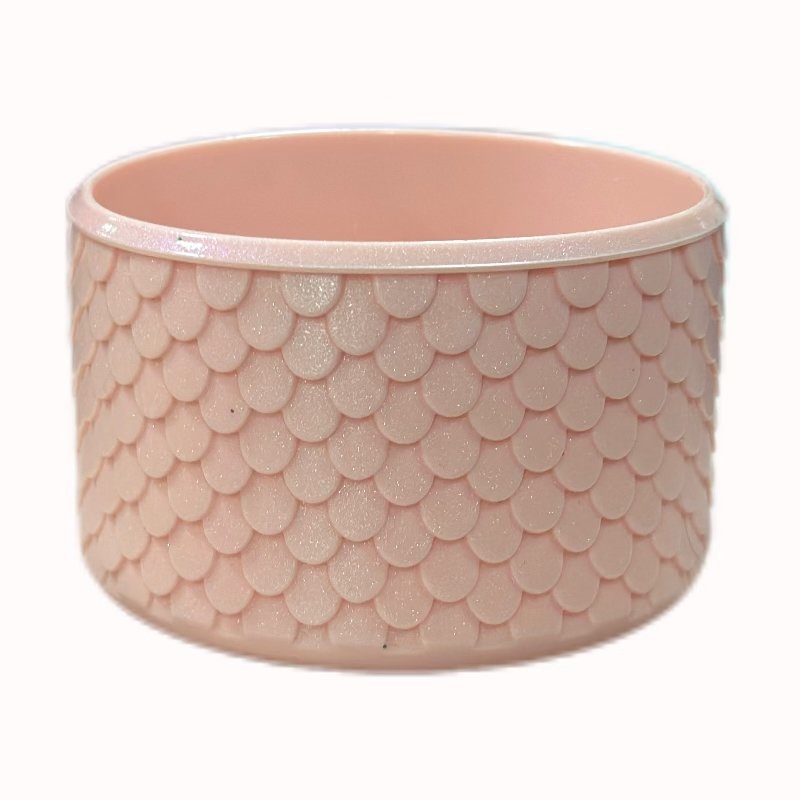 3D Mermaid Texture Silicone Sleeves Tumbler Bumpers Metallic Chameleon Era 40oz Dark Aura Silicone Boots
