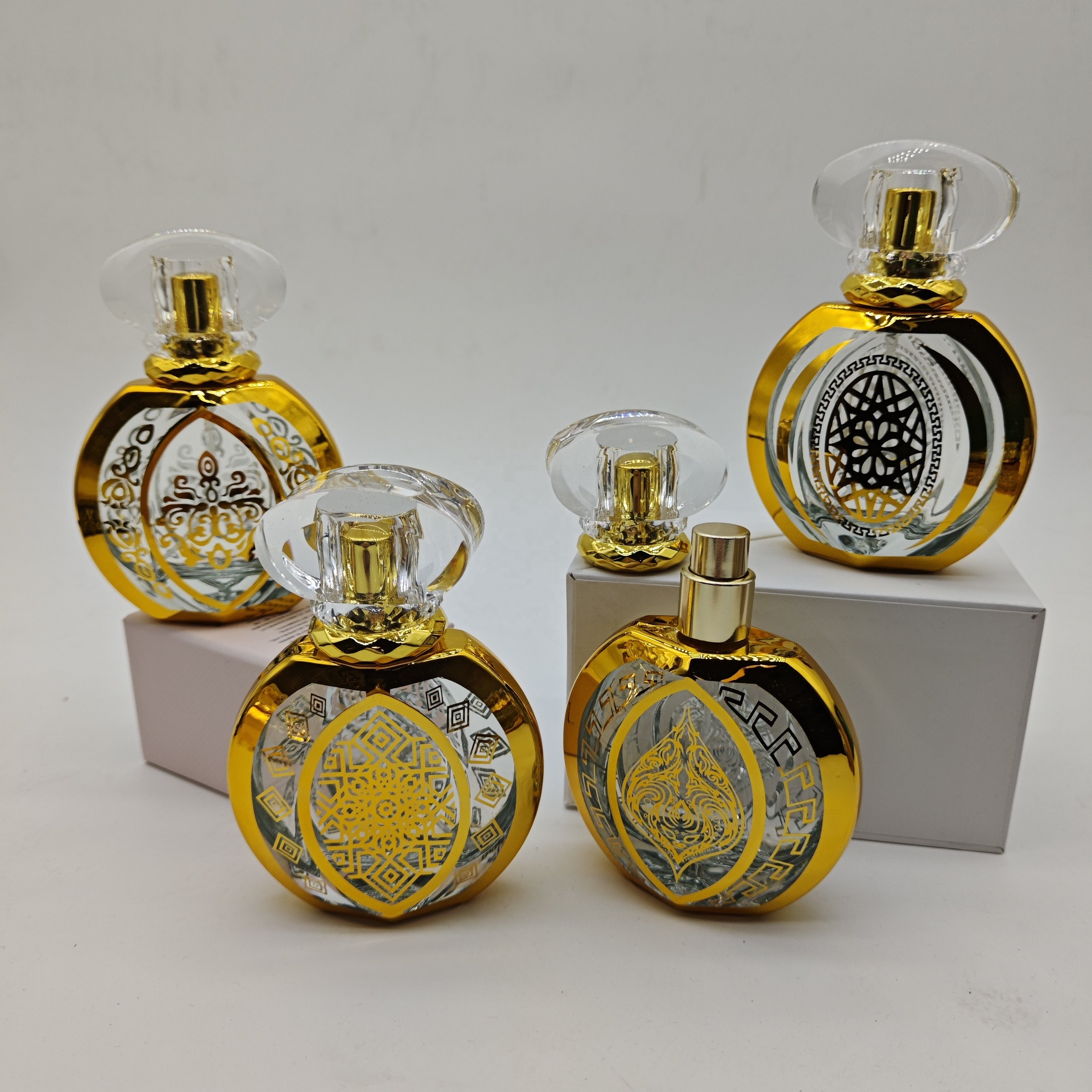 50ml Exquisite perfume bottle Luxury high-end Arab style perfume bottle