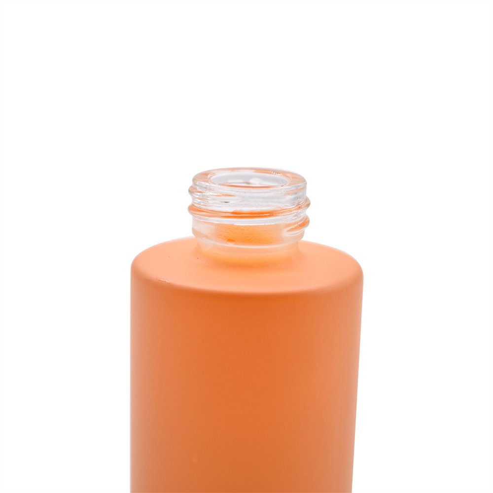 custom 20ml 30ml glass dropper bottle colorful flat shoulder glass essential oil bottle