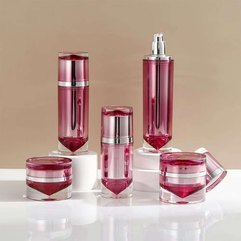 HOT luxury glass 50ml cosmetic jars with lids 350ml glass bottle skin care lotion bottle 250ml for cosmetic bottle