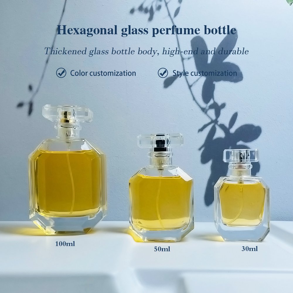Manufacturer Custom Color Square Fragrance Spray Perfume Glass Bottle 30Ml 50Ml 100Ml Luxury Glass Bottle With Cap