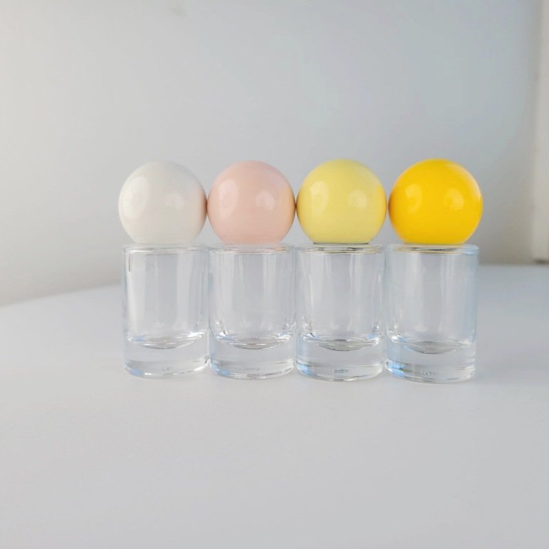 MUB Elegant Quality Thick 15ml Round Crimp Glass Perfume Bottle Easy Crimpless Parfum Bottle