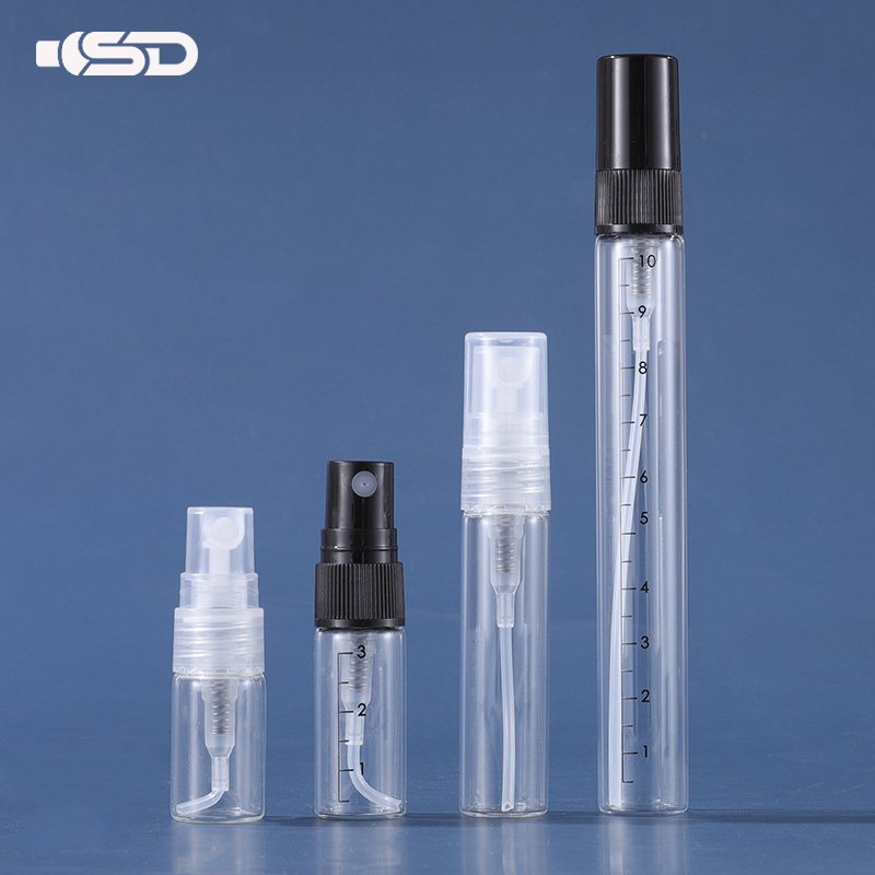 Manufacturing 2ml Perfume Bottle 3ml 10ml New Sample Perfume Bottle Travel Small Perfume Glass Bottle