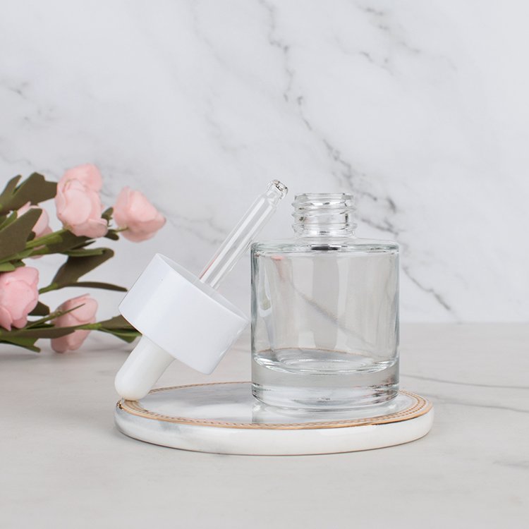 Dropper Serum Amber Essential Oil Bottle Glass Custom Luxury Cosmetic Screen Printing PUMP Sprayer Glass Products Custom Color
