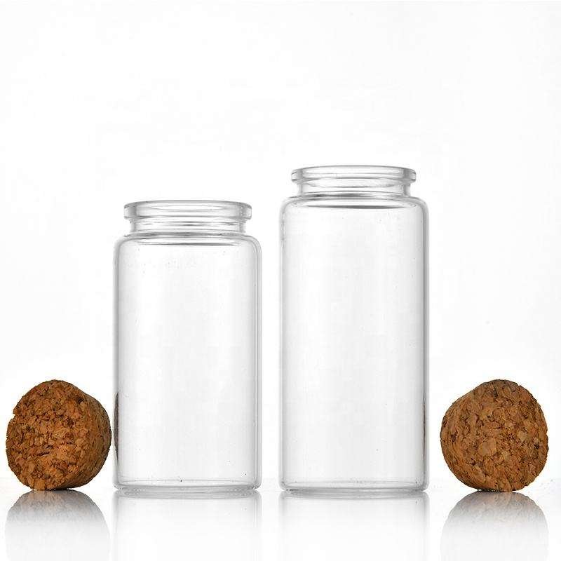 10ml Mini Storage Message Medicine Tea And Small Balls Glass Bottles Jar With Cork Lids