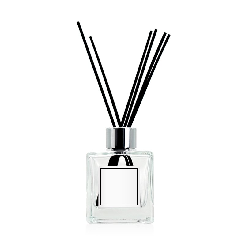 glass bottle manufacture 100ml luxury empty glass transparent reed diffuser bottle