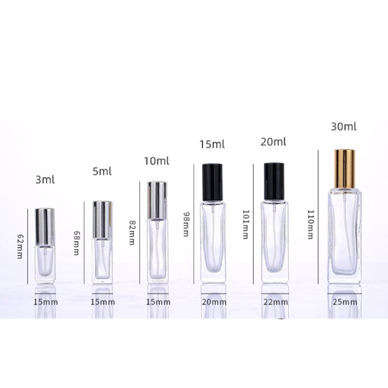 Latest Trend Fragrance Glass Empty Luxury Refill 5ml Mini Spray Perfume Bottle For Women
