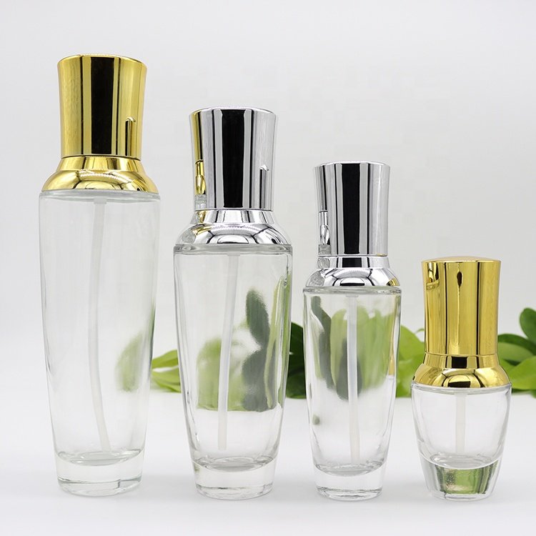 15g 20g 30g 50g 20ml 30ml 50ml 100ml 120ml Custom Cosmetics Glass Bottle Packaging Set