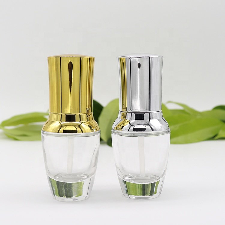 15g 20g 30g 50g 20ml 30ml 50ml 100ml 120ml Custom Cosmetics Glass Bottle Packaging Set