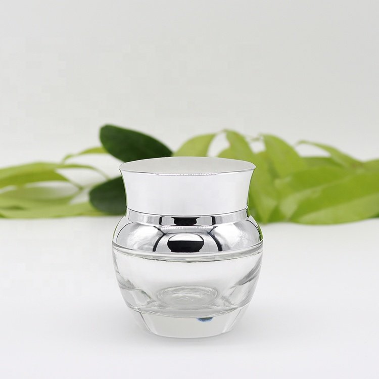 15g 20g 30g 50g 20ml 30ml 50ml 100ml 120ml Custom Cosmetics Glass Bottle Packaging Set
