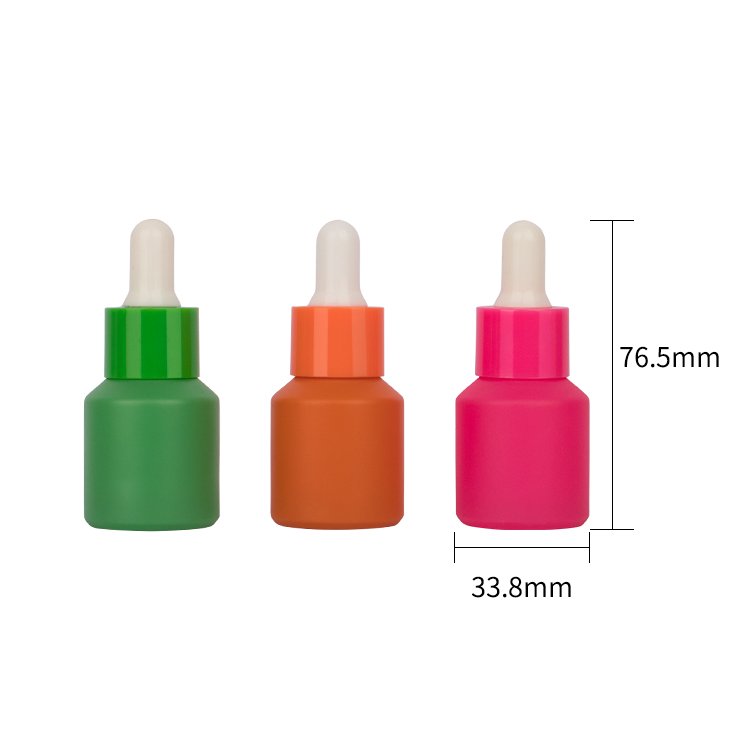 Color Dropper Glass Bottle Serum Bottle Packaging Customize Green 30ml 50ml Luxury Cosmetic Screen Printing Skin Care Cream