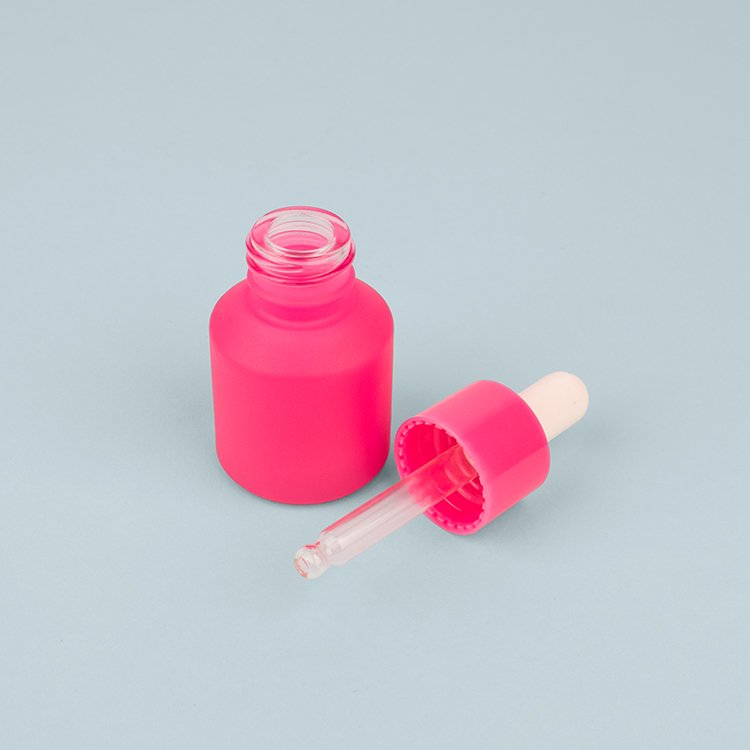 Color Dropper Glass Bottle Serum Bottle Packaging Customize Green 30ml 50ml Luxury Cosmetic Screen Printing Skin Care Cream