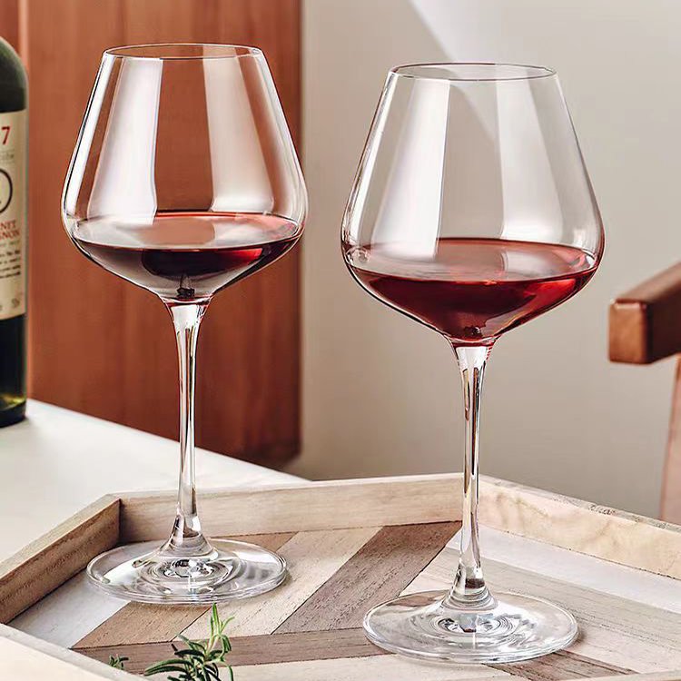 Shunstone Soda-Lime Glass High Quality Modern Wine Glasses Goblet Burgundy Red Wine Glass For Restaurant Hotel Party