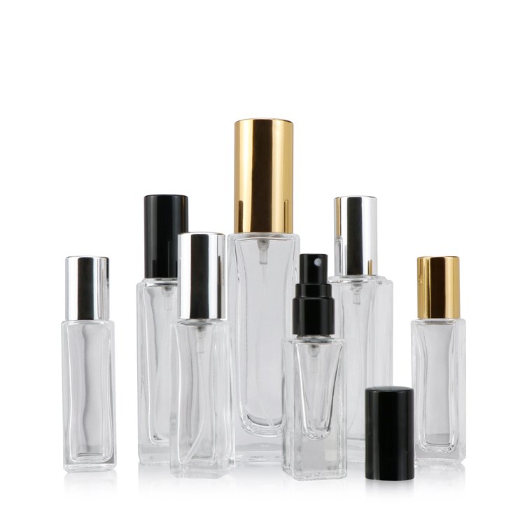 5ml 15ml 20ml roll on square bottles glass tester perfume sample glass bottle oil roller bottles 10 ml