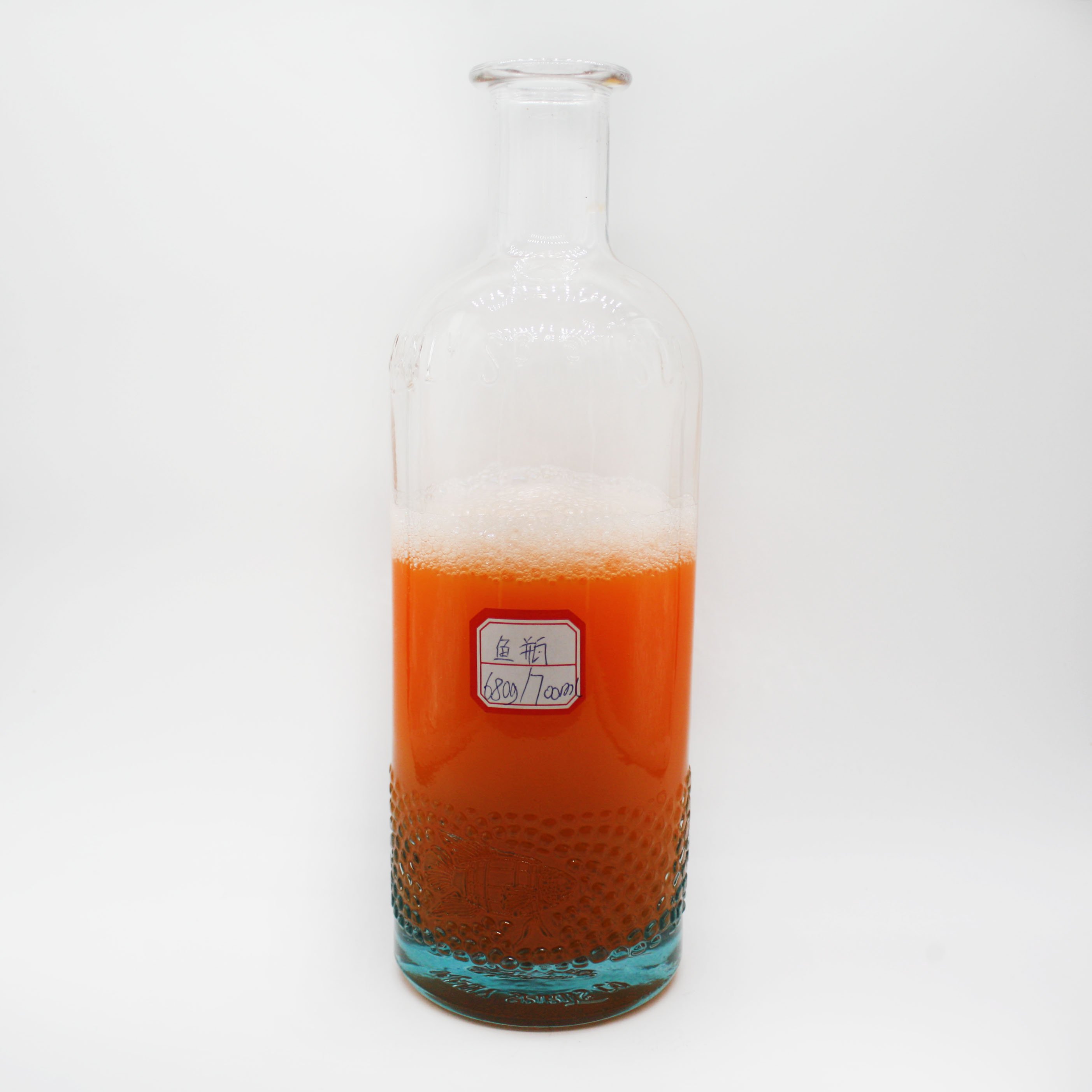 Cork Sealing 700ml Screen Print Premium Vodka Glass Souvenir Liquor Bottles