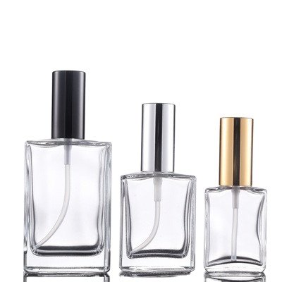 30ml 50ml 100ml empty transparent perfume essential oil glass spray bottle