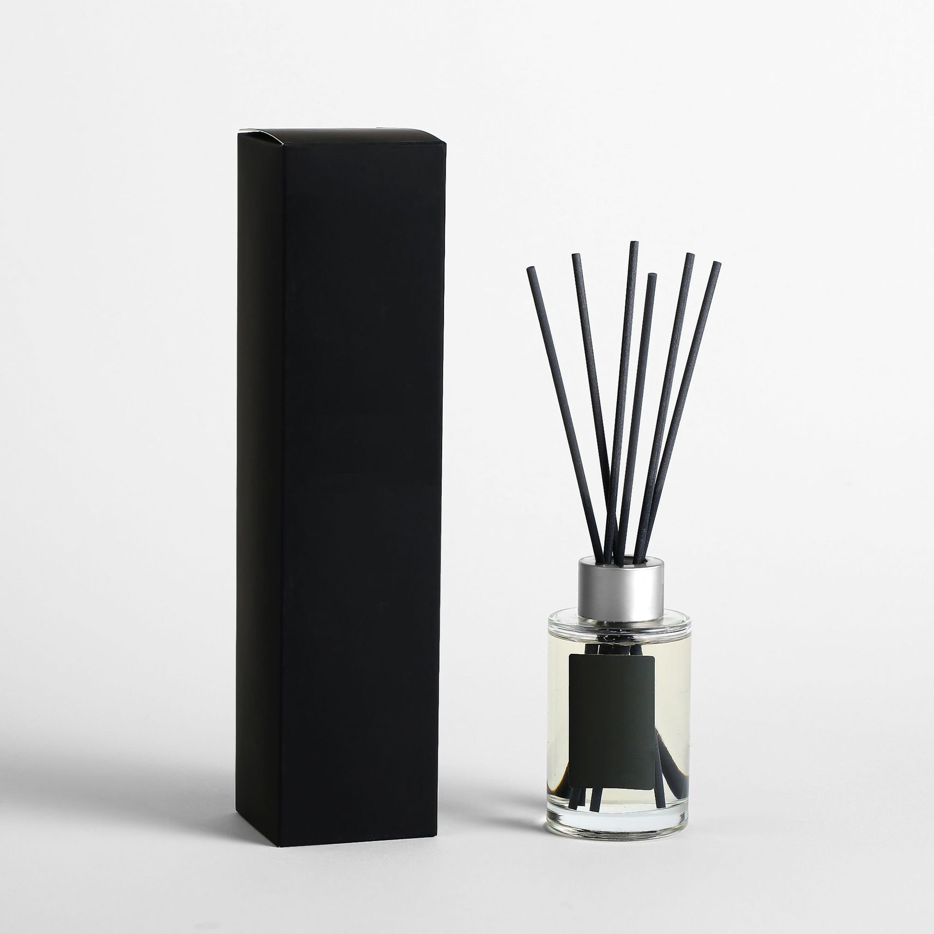 Custom 120ml empty transparency aroma oil aromatherapy reed diffuser glass bottle