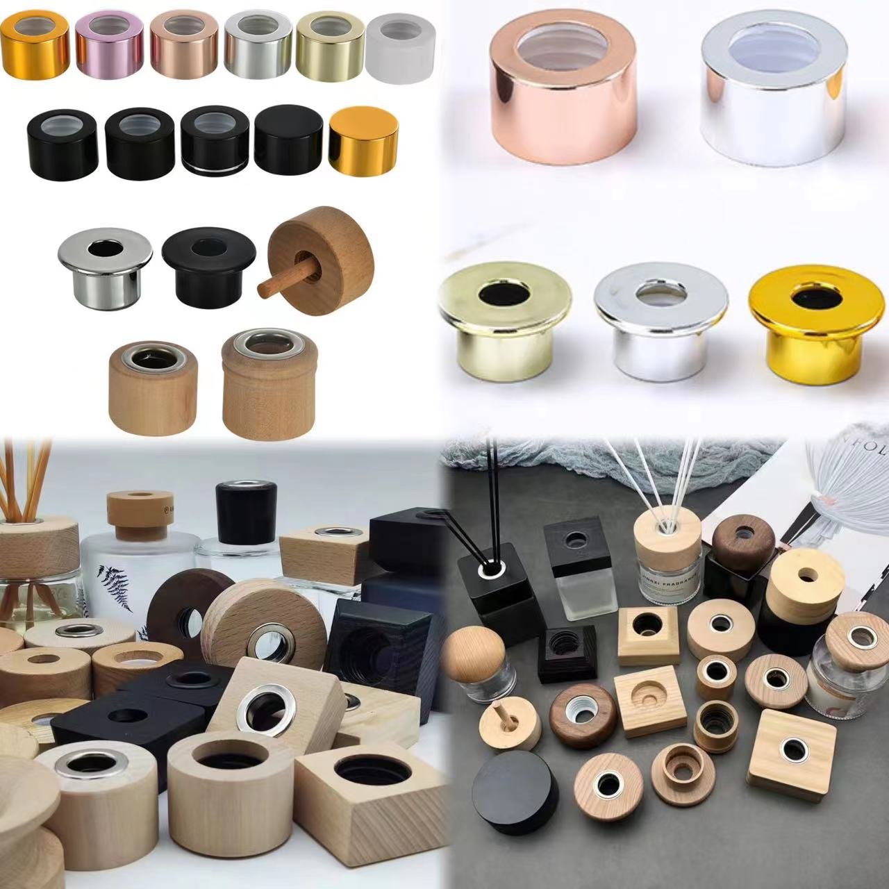 Hot Selling perfume Diffuser bottle 50ml 100ml 120ml 150ml Round Reed Diffuser Glass Bottle with stopper