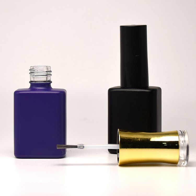15ml gel nail polish bottles container gel polish bottle empty nail polish glass bottle with brush