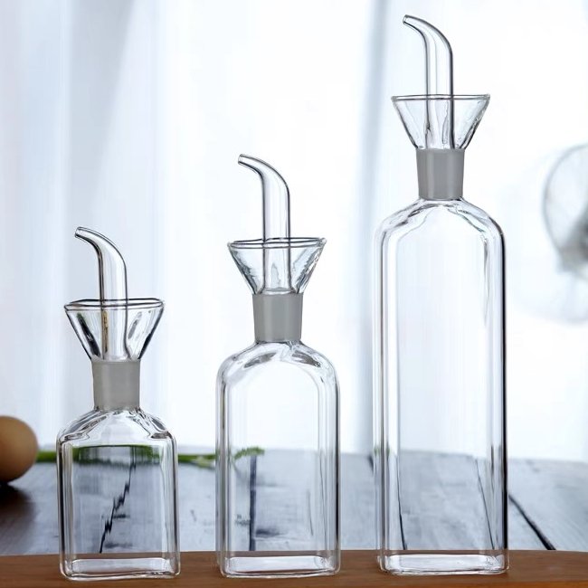 Kitchen Oil Storage Bottles glass oil bottle