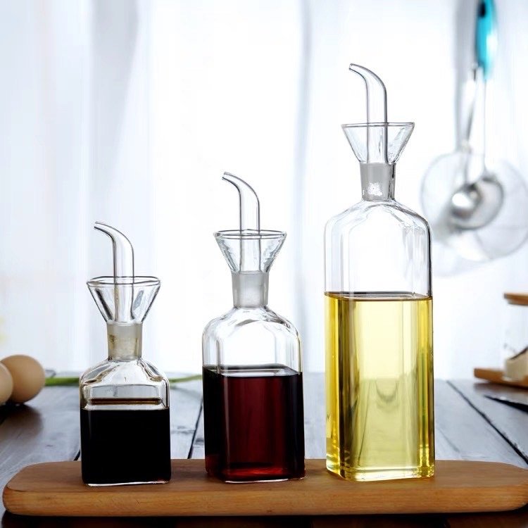 Kitchen Oil Storage Bottles glass oil bottle