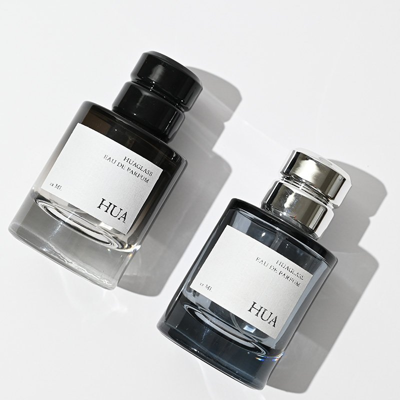 Luxury Recyclable Bottle Customized Luxury 50ml Perfume Glass bottle with gift box packaging