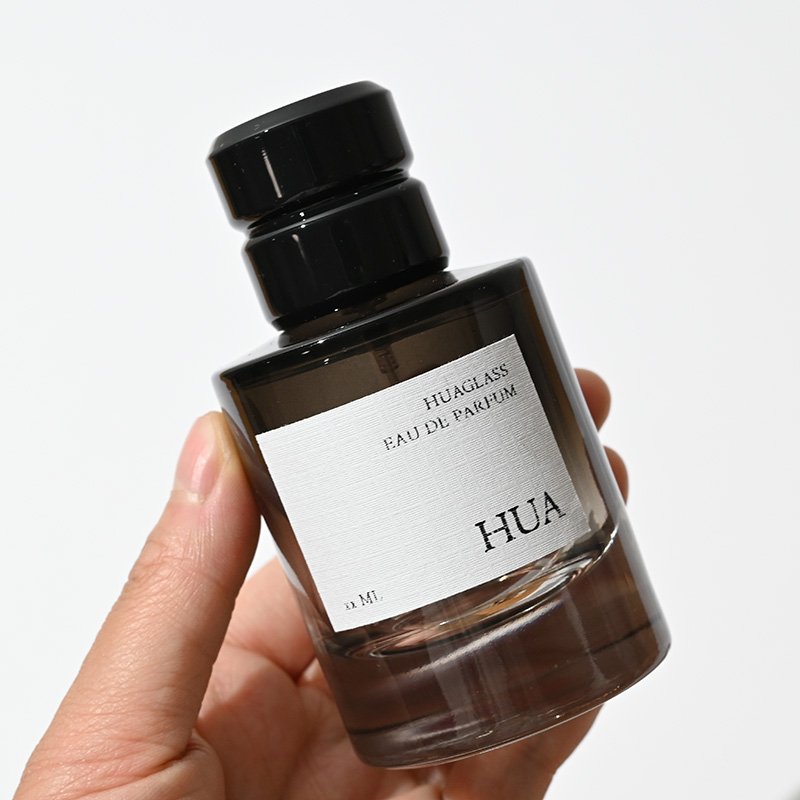 Luxury Recyclable Bottle Customized Luxury 50ml Perfume Glass bottle with gift box packaging