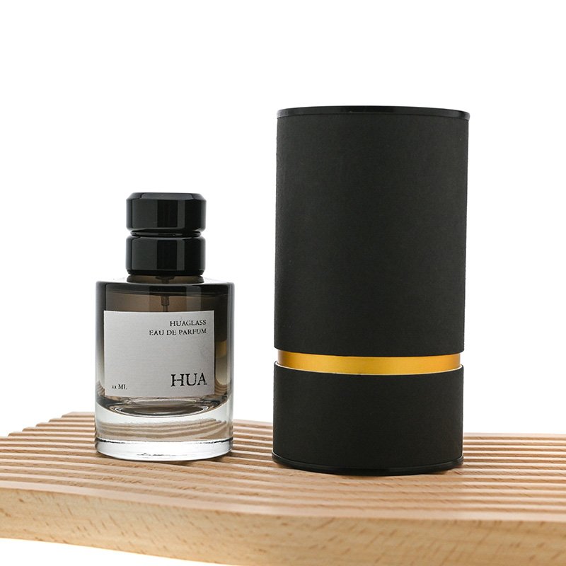 Luxury Recyclable Bottle Customized Luxury 50ml Perfume Glass bottle with gift box packaging