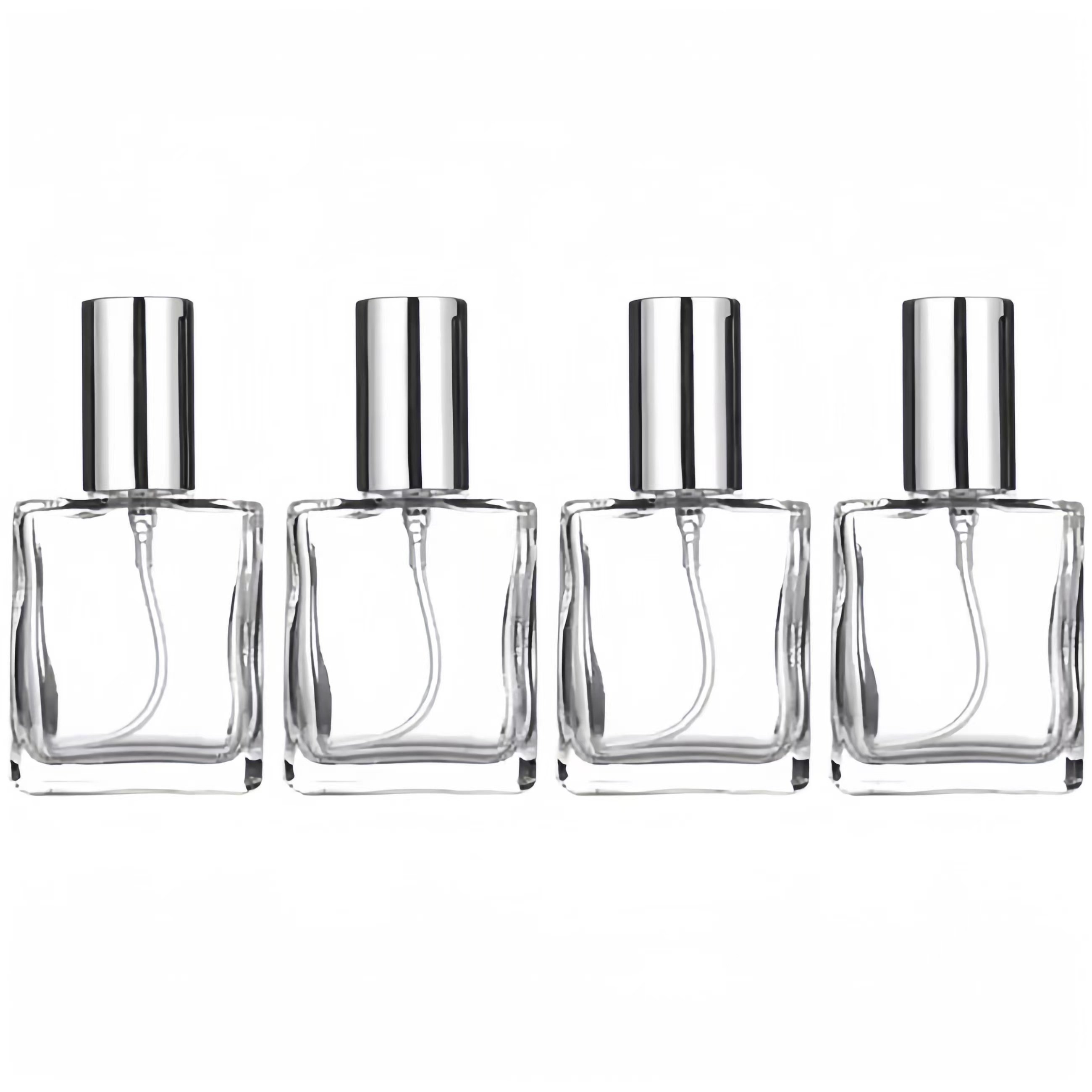 High Quality Perfume Glass Bottles for Packaging 15ml 30ml 50ml Threaded with 100ml Capacity