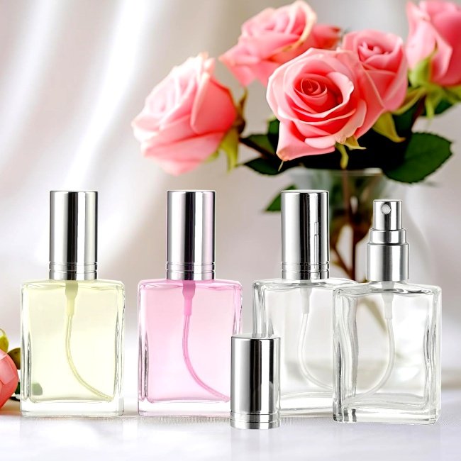 High Quality Perfume Glass Bottles for Packaging 15ml 30ml 50ml Threaded with 100ml Capacity
