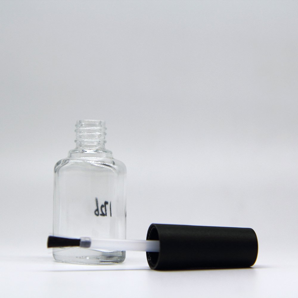 Wholesale and hottest selling empty nail polish bottle, glue gel glass bottle,nail enamel bottle with cap and brush