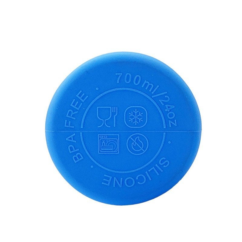 700ML Wholesale BPA Free Silicone Foldable Water bottle Expandable Folding Water Bottle Outdoor Travel bottle
