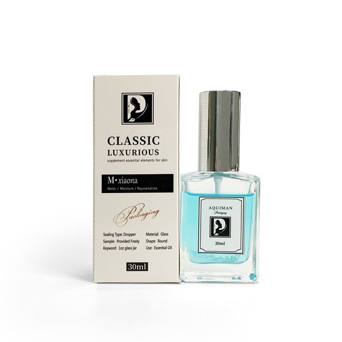 luxury empty perfume bottle 50ml and box custom logo