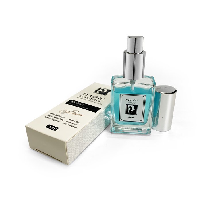 luxury empty perfume bottle 50ml and box custom logo