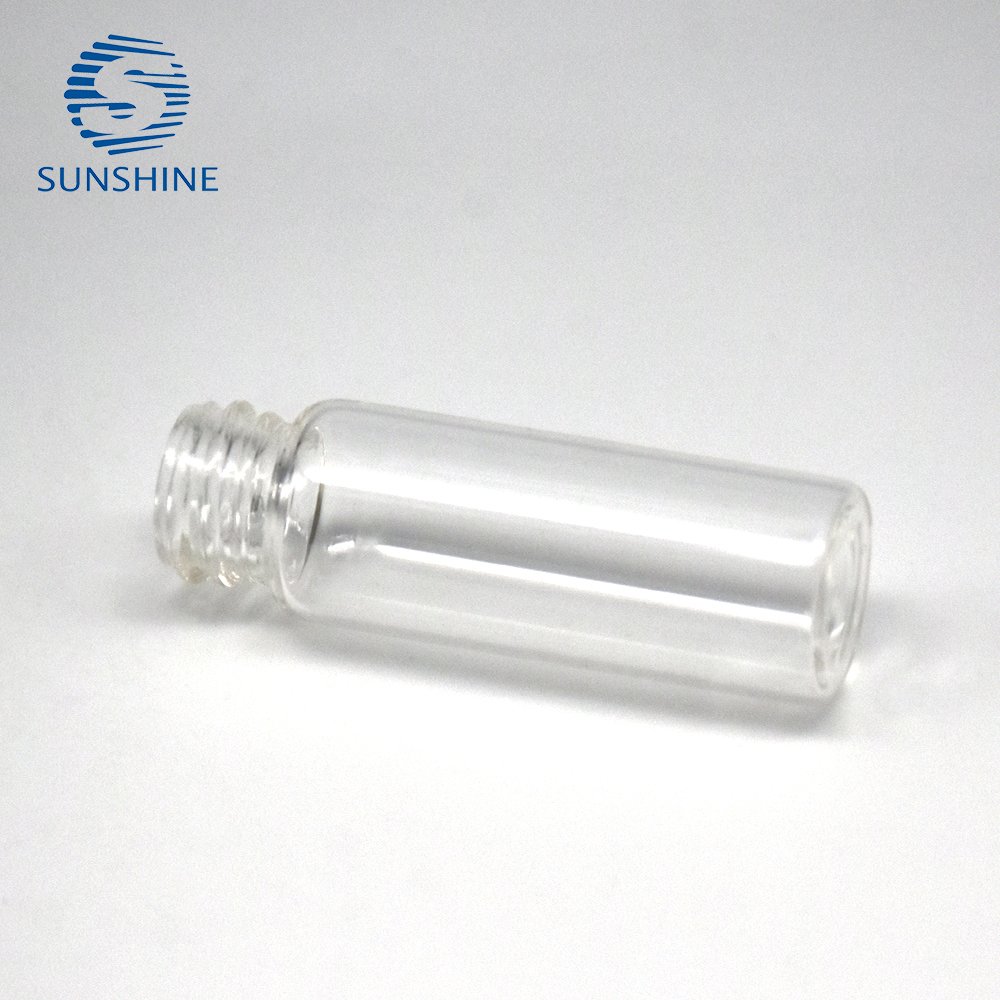 Wholesale 3ml clear and amber color screw mouth glass bottle essential oil bottle for cosmetic packing