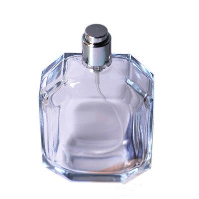 Factory price luxury portable empty square transparent spray 30 ml 50 ml 100 ml glass Perfume bottles