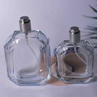 Factory price luxury portable empty square transparent spray 30 ml 50 ml 100 ml glass Perfume bottles