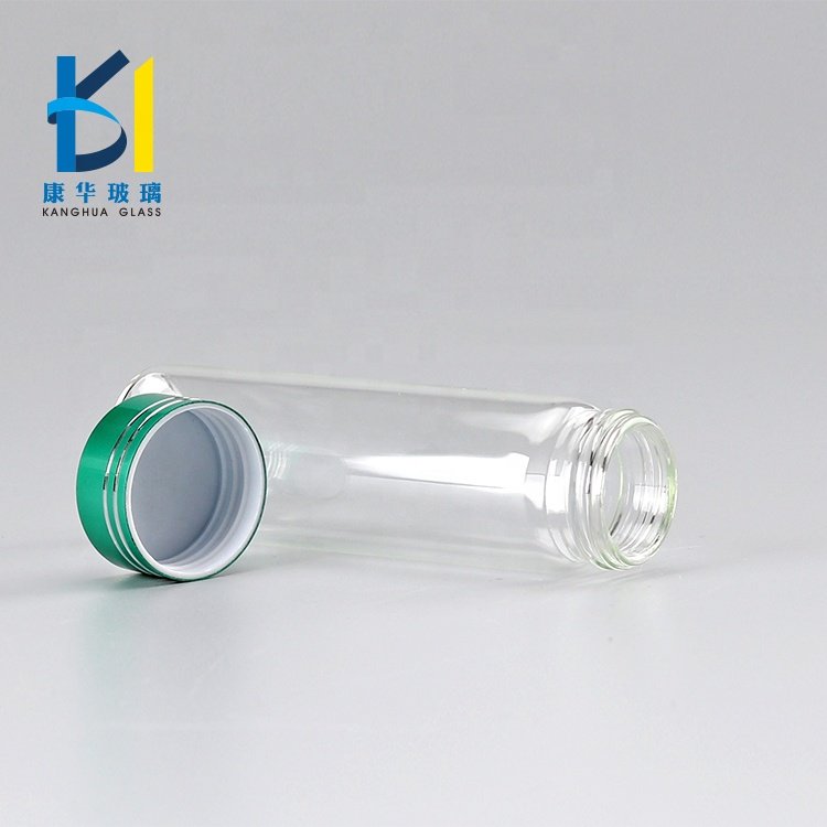 High Quality 30ml Clear Tube Glass vial with Screw Cap 100ml 60 ml Bottle Glass