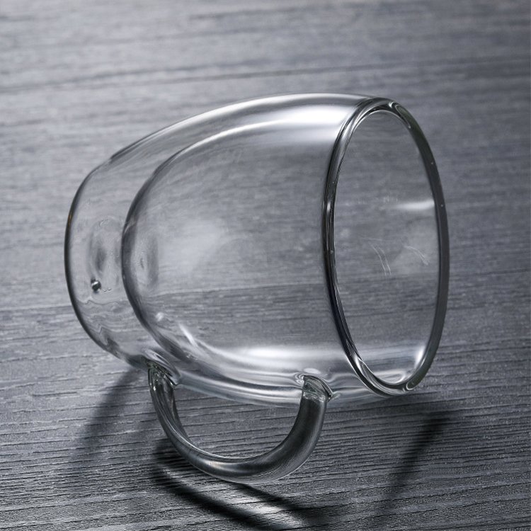 Bar Hotel Restaurant Home glass cups 250 ml glass cups tea mug, glass cups coffee mug for wedding