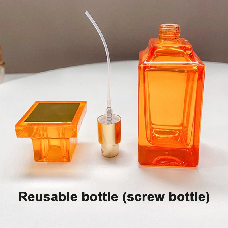 Multicolor Color Perfume Spray Bottle 50ml Unique Perfume Design Sprayer Perfume Bottle Glass Bottle