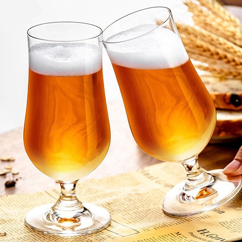 Wholesale beer cups Creative Custom beer glasses Crystal Glass Process Juice Cups Sublimated Beer Glasses For Bars