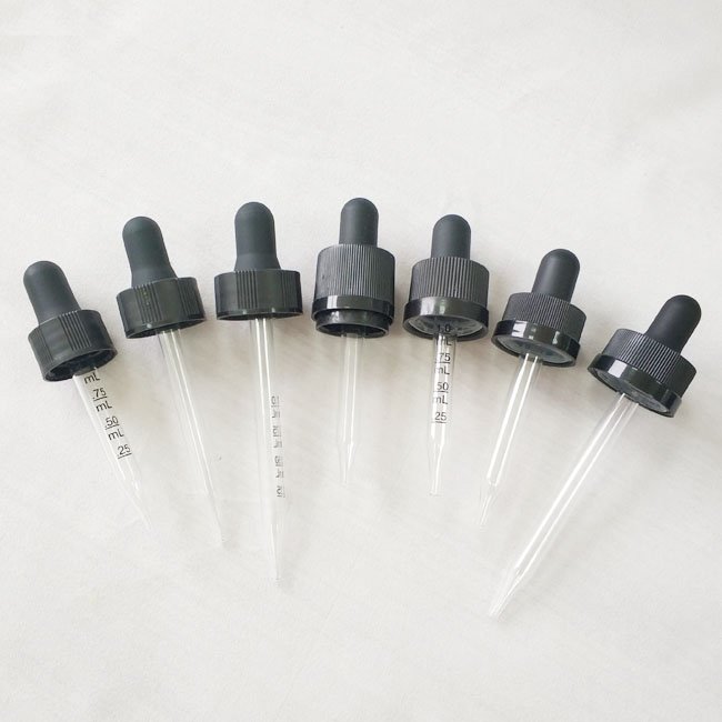 1oz black glass bottle boston bottle for essential oil
