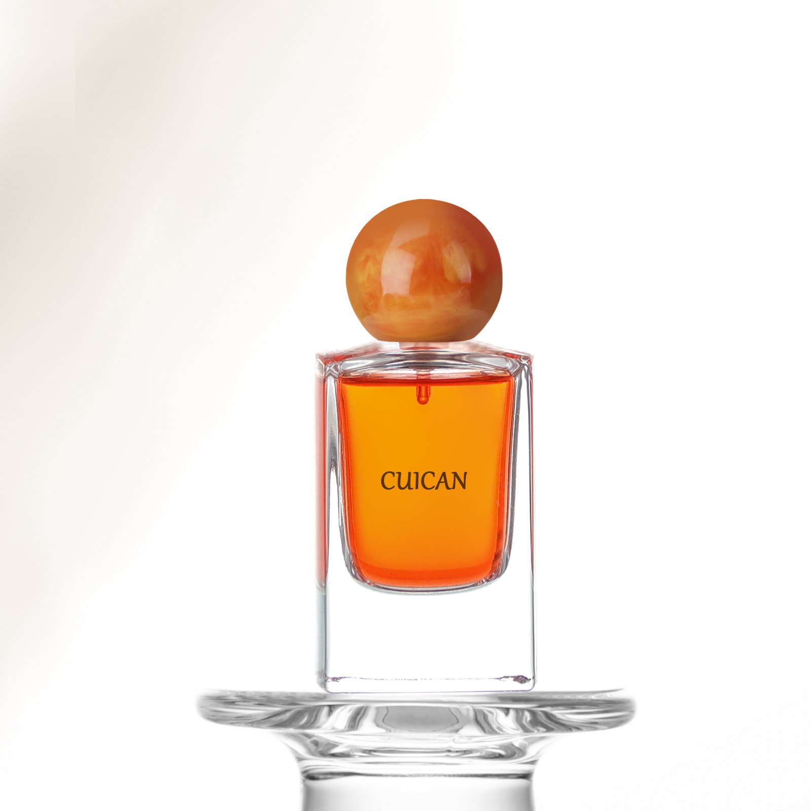 High Quality Empty 30ml 50ml 100ml Luxurious Fragrance Cosmetic Clear Square Glass Perfume Bottle With Lids