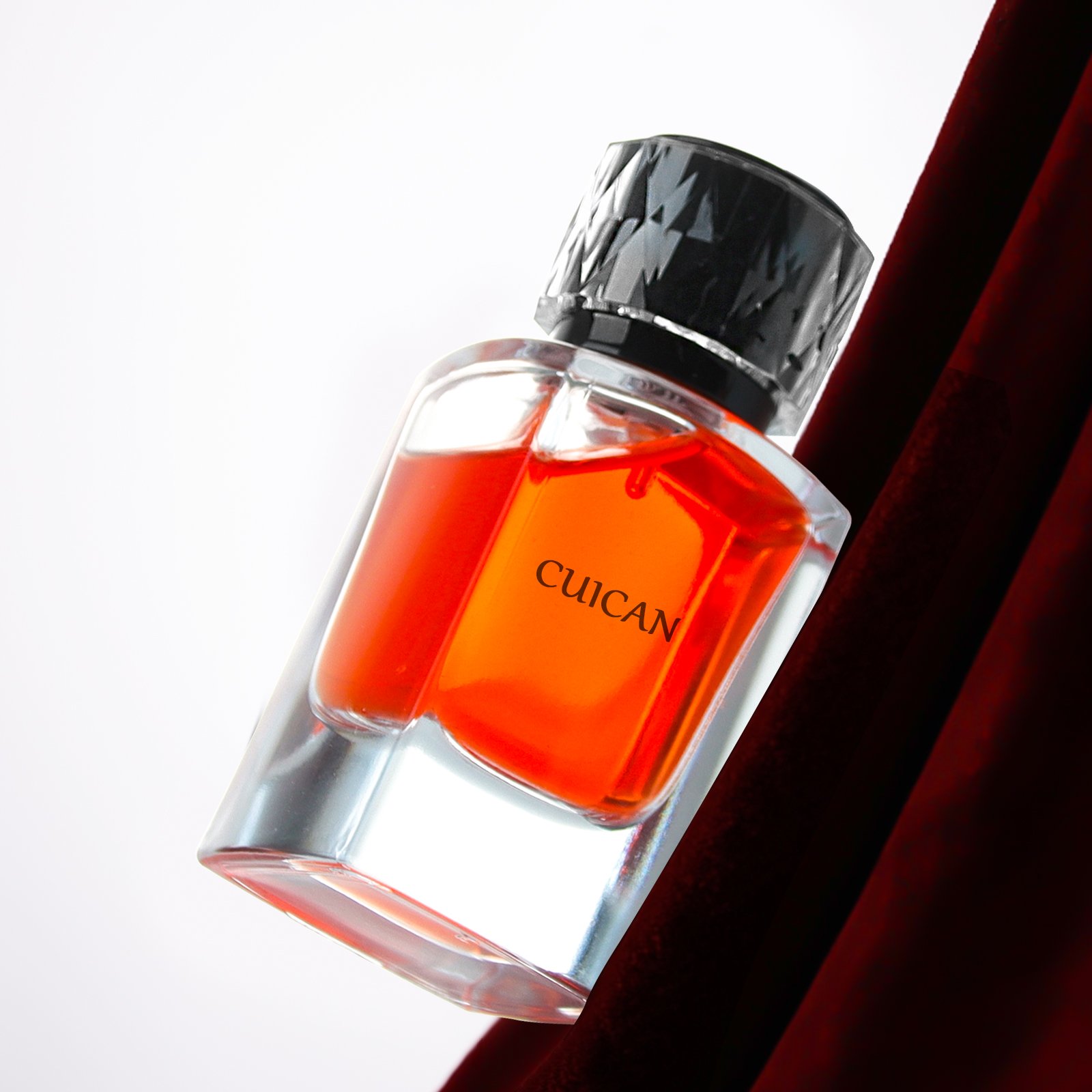 High Quality Empty 30ml 50ml 100ml Luxurious Fragrance Cosmetic Clear Square Glass Perfume Bottle With Lids