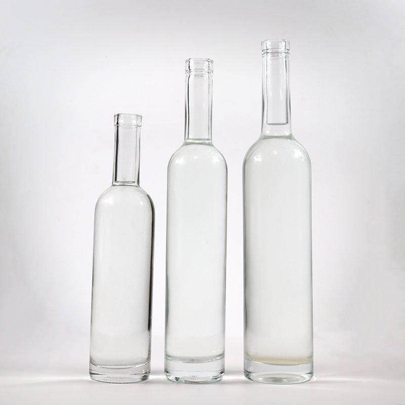 China Factory Customized 500ml 700ml 750ml 1L vodka Glass Bottle wholesale