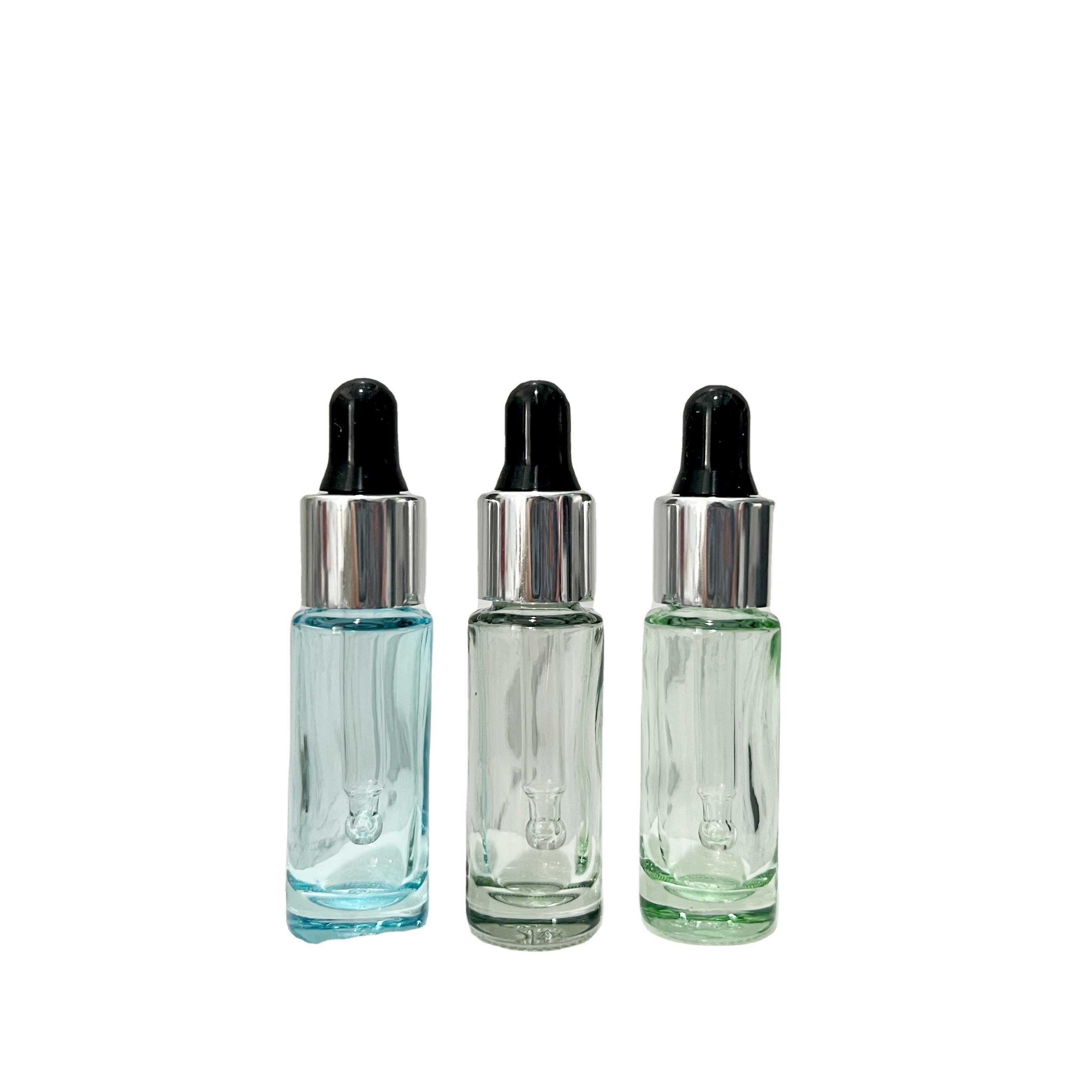 Unique mini 5ml colour essential oil glass dropper bottle empty sample tester perfume oil glass vials with pipette