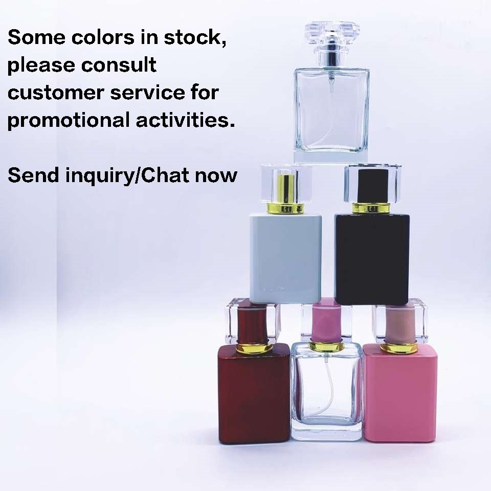 2020 best sale new design black 50ml perfume glass bottle